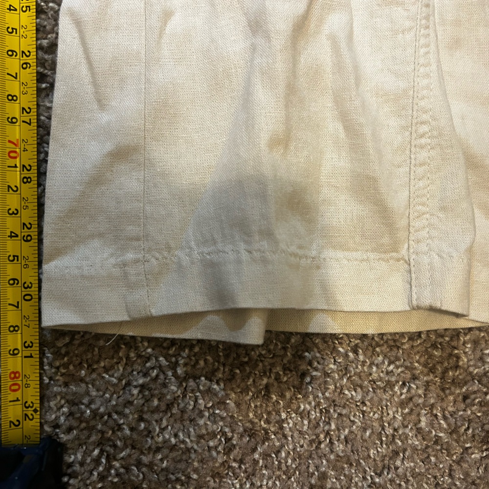 NWT Roxy Lightweight Drawstring Linen Pants - Cre… - image 7